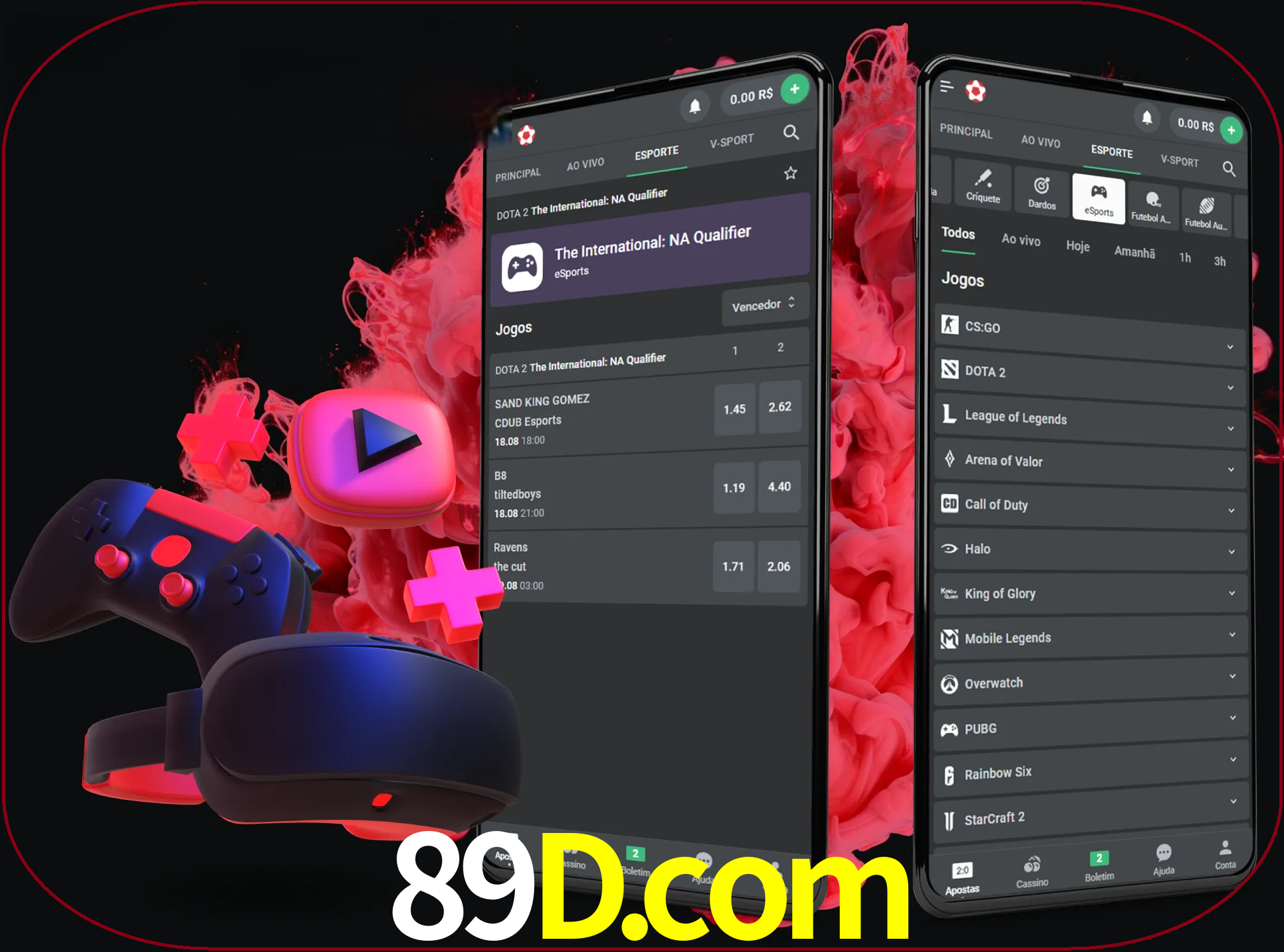 Para ter a aplicação móvel 89d no seu smartphone, basta descarregar o ficheiro apk e seguir as instruções.